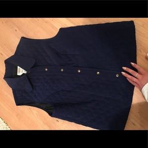 Talbots vest perfect condition navy